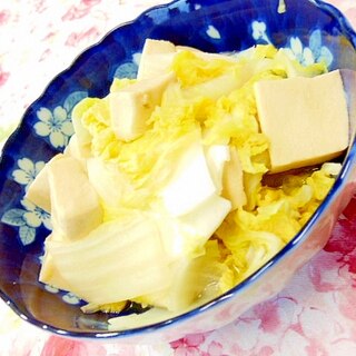 ❤高野豆腐と白菜の炊いたん❤